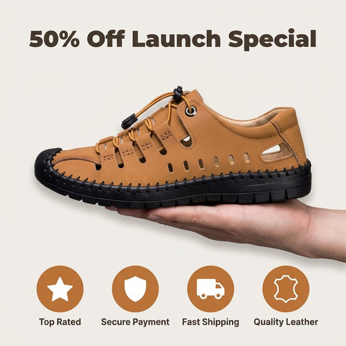 Casual Leather Sandals — Cool Summer Comfort Without Heavy Shoes