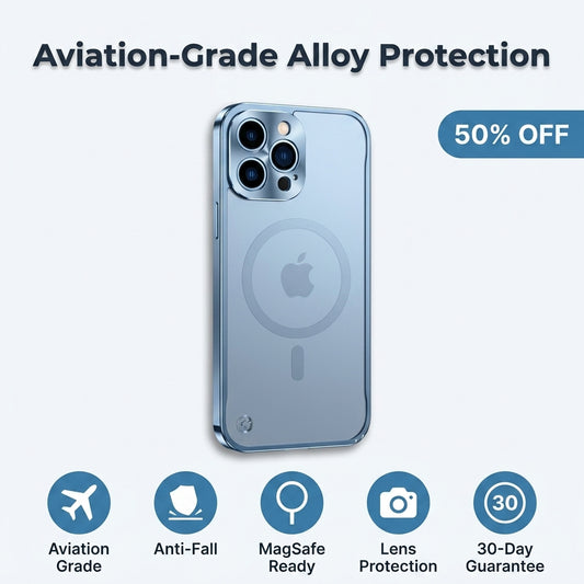 Alloy Magnetic iPhone Case — Strong Protection Without Bulky Weight