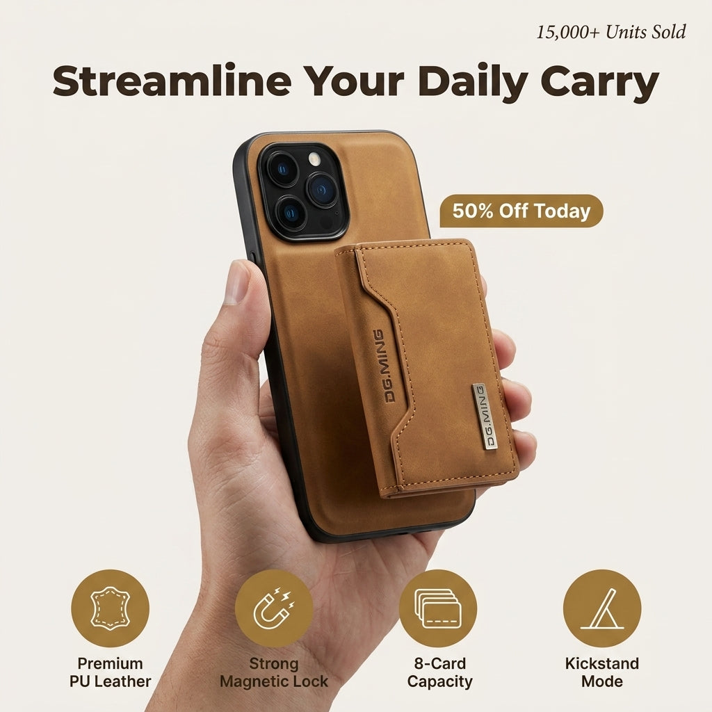 Detachable Wallet Phone Case — Protect, Carry & Watch Hands-Free Without A Bulky Wallet