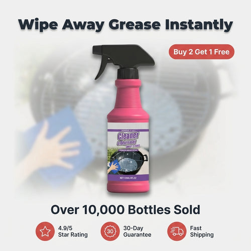 Heavy-Duty Grill Degreaser Spray — Remove Grease Without Endless Scrubbing