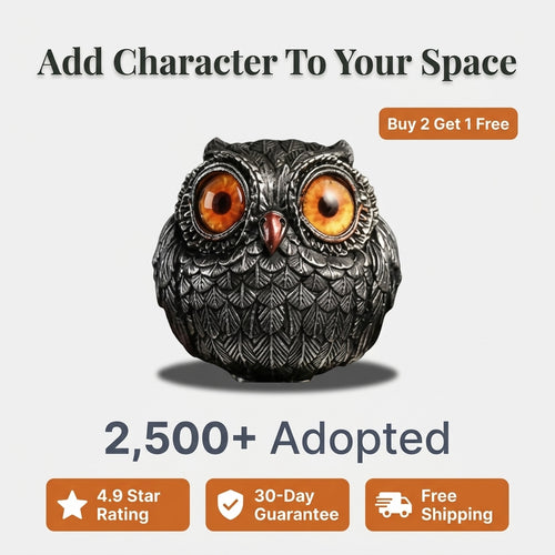 Lucky Owl Guardian Statue — A Symbolic Touch Of Wisdom, Protection & Good Fortune