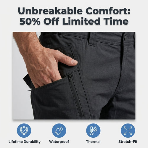 Men’s Waterproof Utility Pants — Outdoor Protection Without Stiff, Heavy Pants