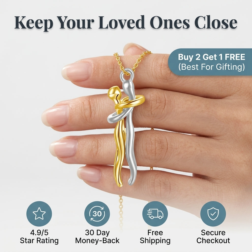 Hug Pendant Necklace — A Meaningful Reminder Of Someone You Love