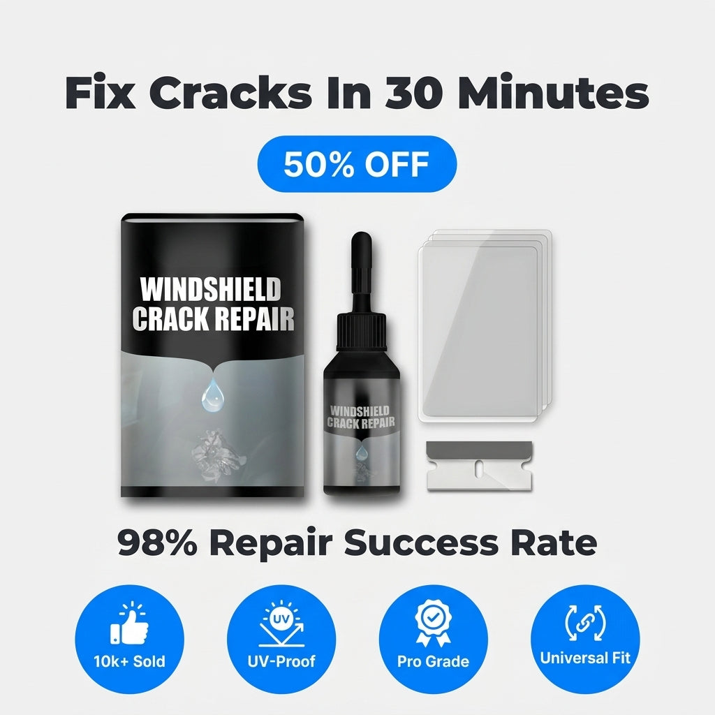Windshield Crack Repair Kit — DIY Glass Fix Without Expensive Shop Visits