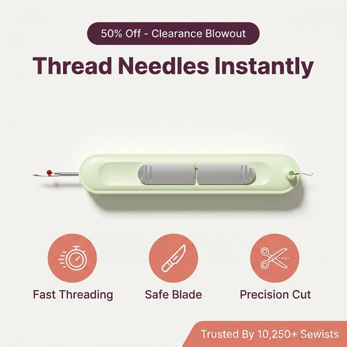 Needle Threader & Cutter Duo — Thread Needles & Trim Cleanly Without Frustration