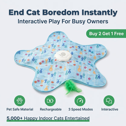 Automatic Interactive Cat Toy — Keep Indoor Cats Active Without Constantly Entertaining Them Yourself