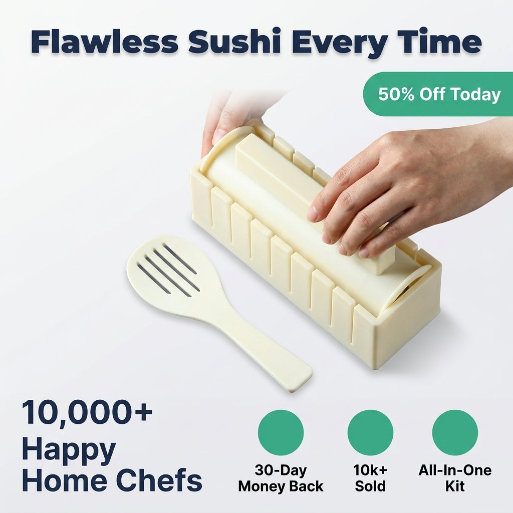 Sushi Rolling Kit — Perfect Homemade Sushi Rolls Without The Mess