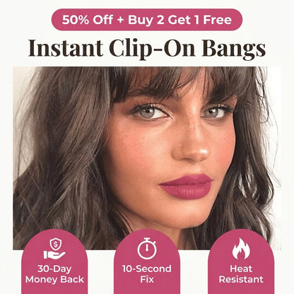 Clip-On Bangs — Change Your Look Without Cutting Your Hair