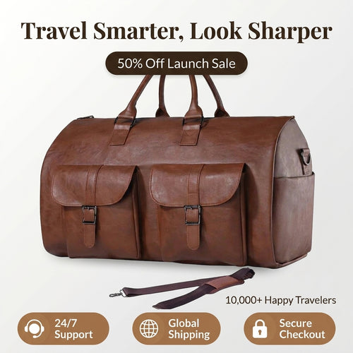 Convertible Garment Duffle Bag — Travel With Suits & Dresses Without Extra Luggage