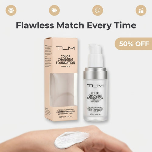 Color-Changing Foundation — Natural-Looking Coverage Without The Heavy Makeup Feel