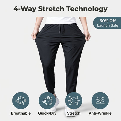 Ice Silk Performance Pants — Stay Cool, Move Freely & Look Sharp