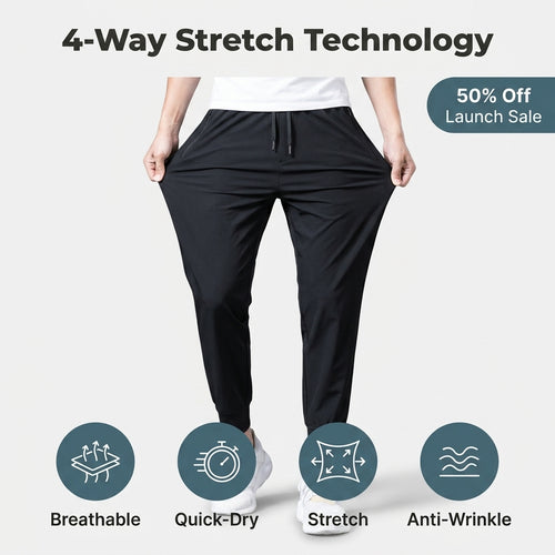 Ice Silk Performance Pants — Stay Cool, Move Freely & Look Sharp