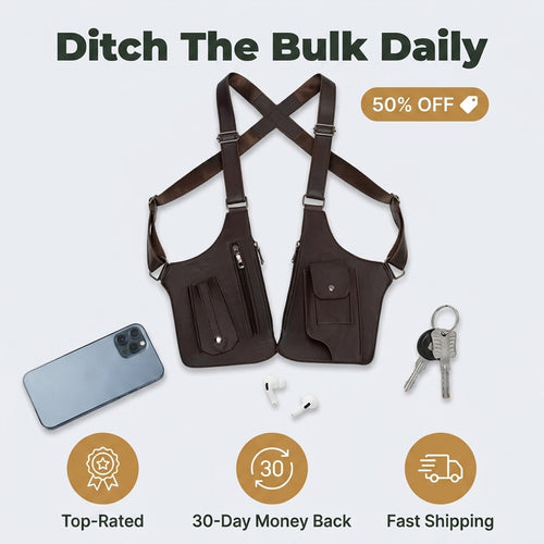 Adjustable Underarm Shoulder Bag — Carry Daily Essentials Without Bulky Bags