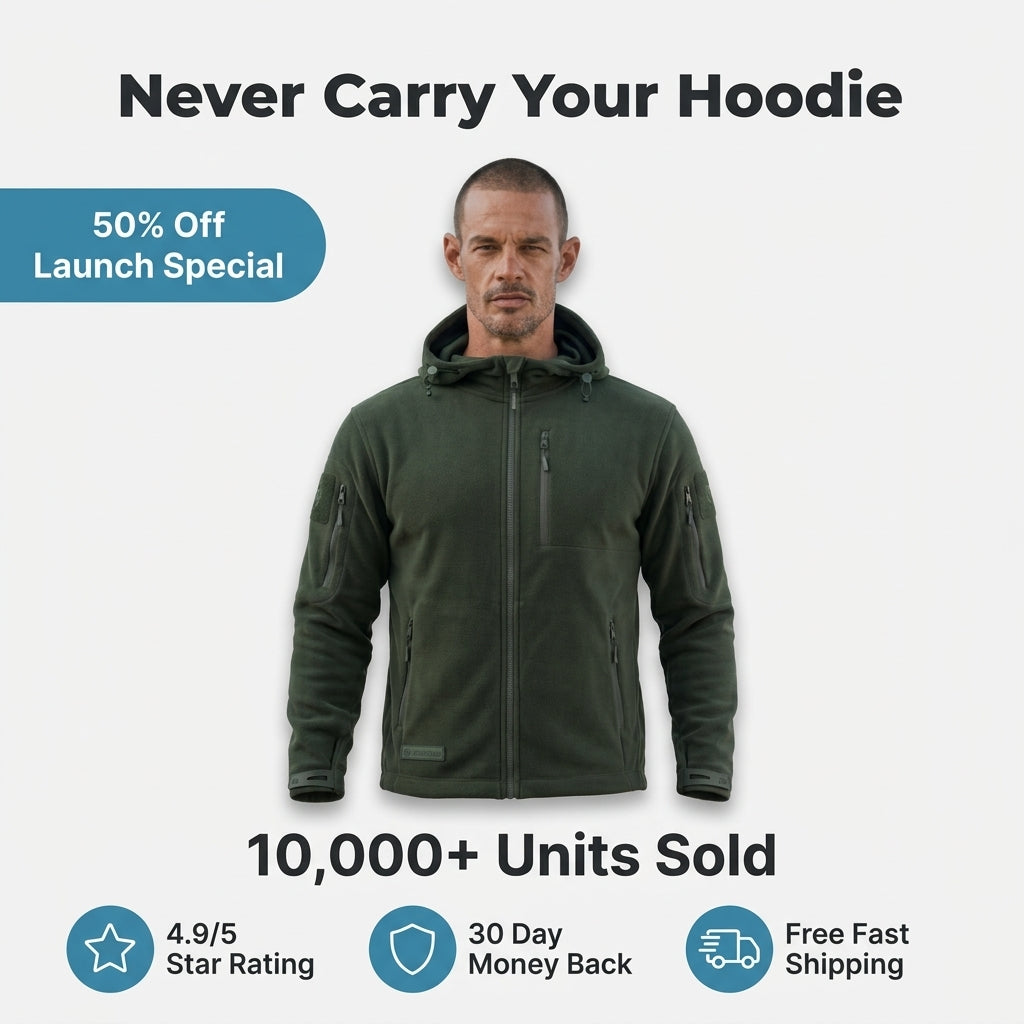 Convertible Backpack Hoodie — Warm When You Need It, Hands-Free When You Don’t