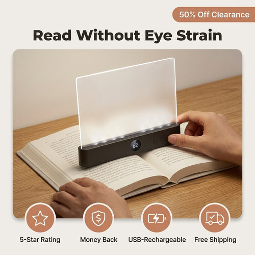 Night Reading Lamp — Eye-Comfort Light Without Disturbing The Room