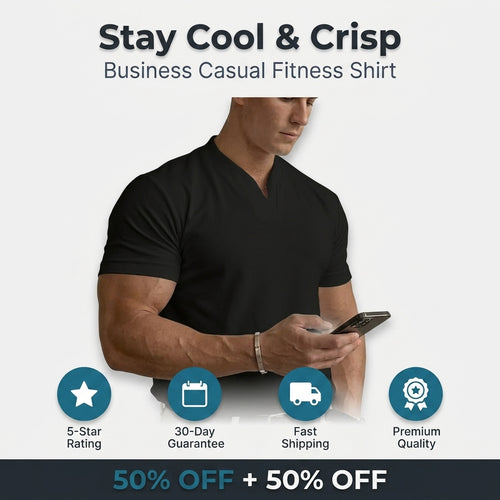 Short-Sleeve Fitness T-Shirt — Stay Cool Without Looking Too Casual