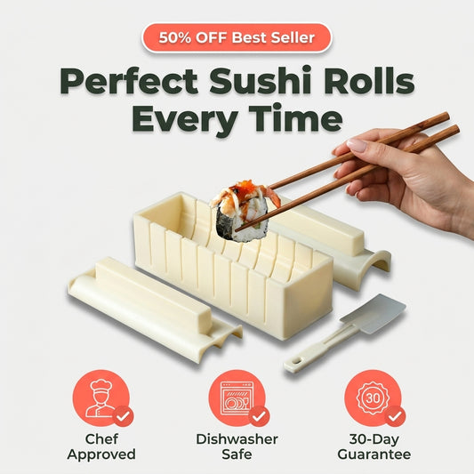 Sushi Rolling Kit — Perfect Homemade Sushi Without Rolling Skill