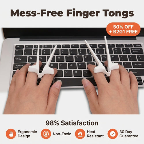 Finger Snack Tongs — Snack Without Greasy Fingers