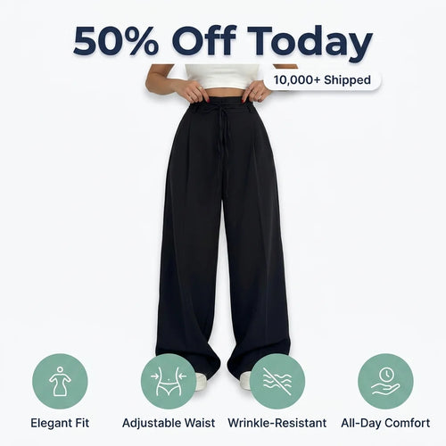 High-Waist Wide-Leg Trousers — Flatter Your Figure Without Feeling Tight