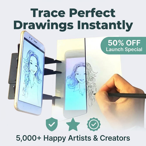 Image Reflector Drawing Board — Turn Photos Into Traceable Drawing Guides Without Apps Or Batteries