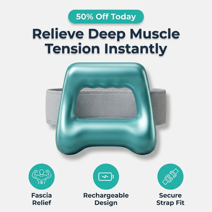 Heated Percussion Massager Belt — Relieve Muscle Tension Without Expensive Massage Sessions