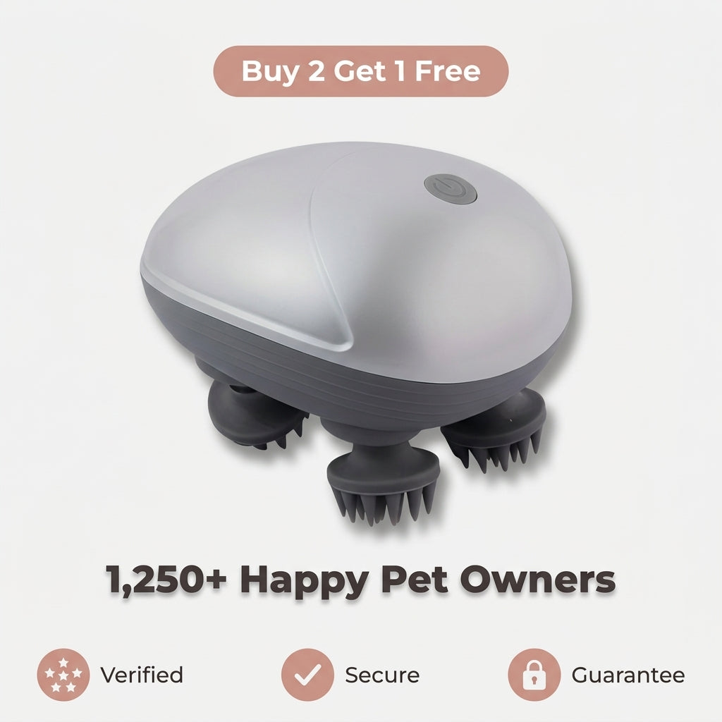 Electric Cat Massage Brush — Gentle Full-Body Massage Without Constant Hand Brushing
