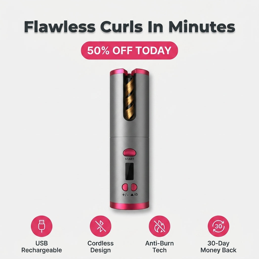 Cordless Hair Curler — Effortless Curls Without Salon Time