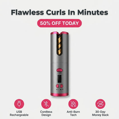 Cordless Hair Curler — Effortless Curls Without Salon Time