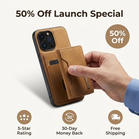 Detachable 2-in-1 Wallet Phone Case — Protect Your Phone & Carry Cards Without A Bulky Wallet