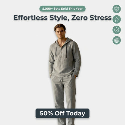 Men’s Hooded 2-Piece Set — Complete Casual Outfit Without Overthinking What To Wear