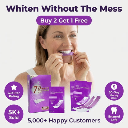 Teeth Whitening Strips — A Brighter-Looking Smile Without Trays, Lights, Or Complicated Kits