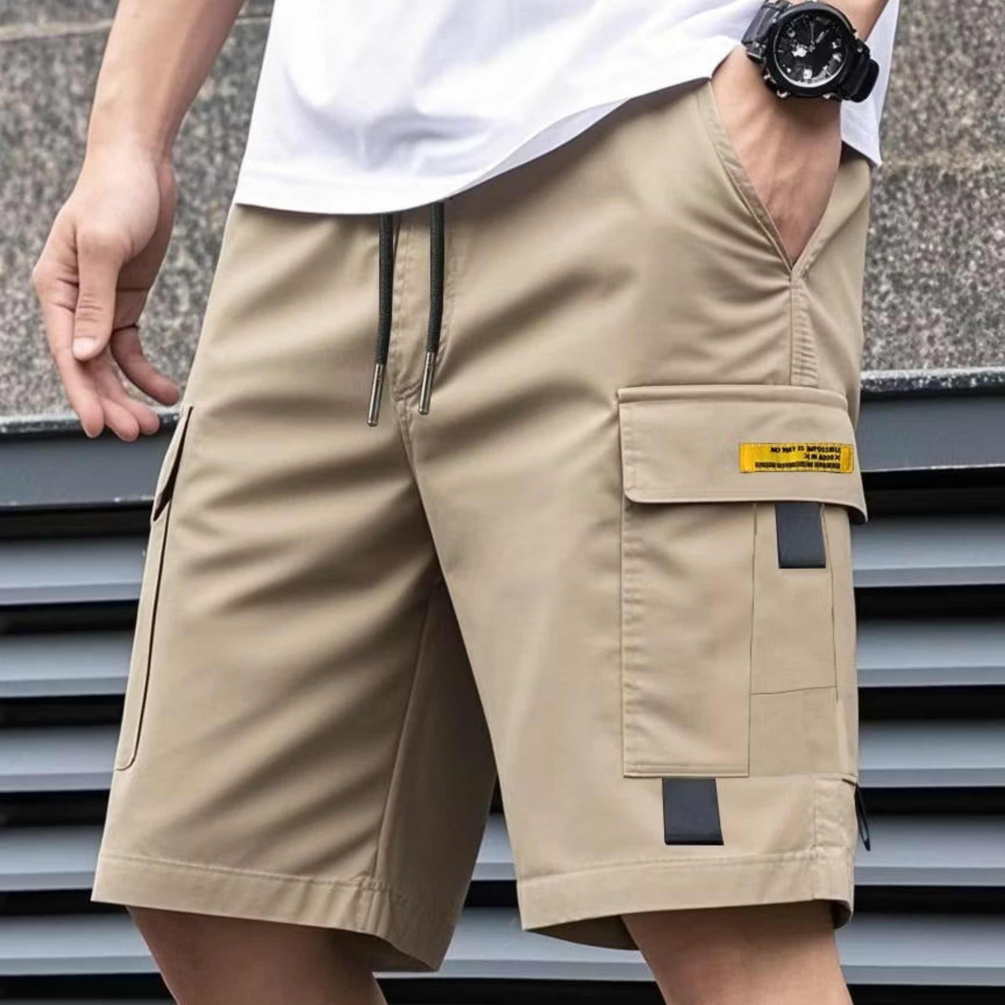 Men’s Lightweight Cargo Shorts — Clean Utility Without Heavy Bulk