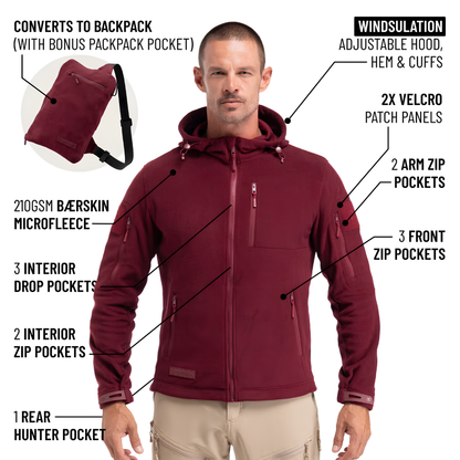 Convertible Backpack Hoodie — Warm When You Need It, Hands-Free When You Don’t