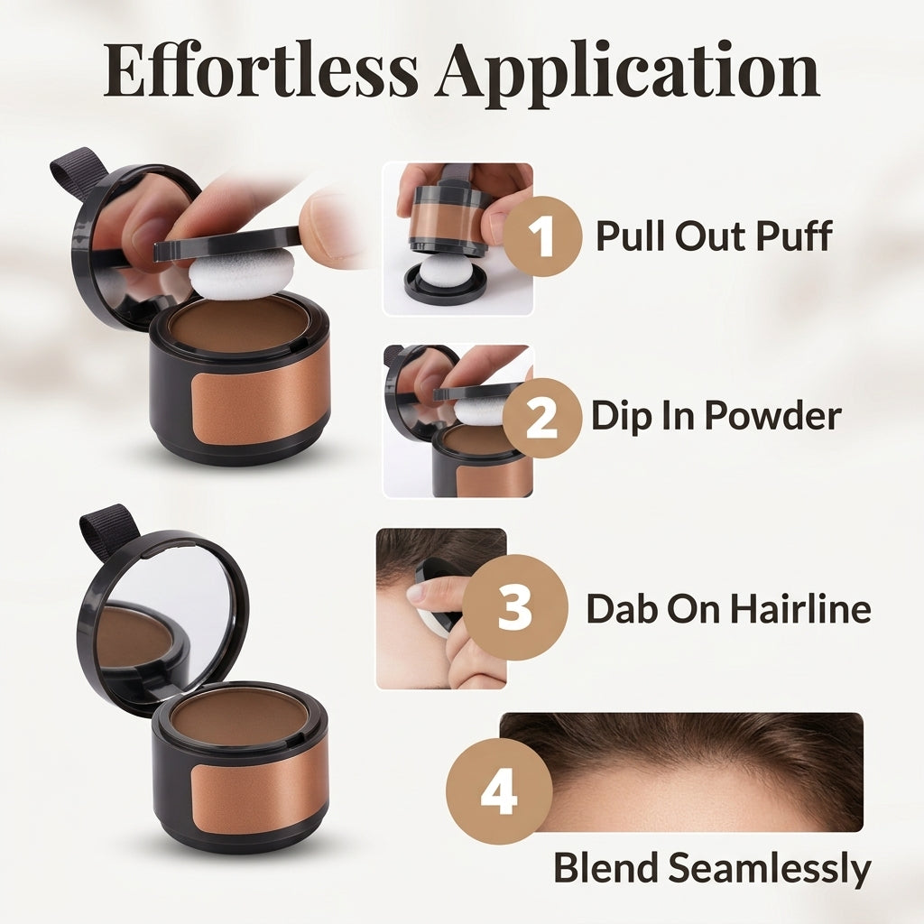 Root Touch-Up Powder — Covers Gray Roots & Sparse Hairlines In Seconds