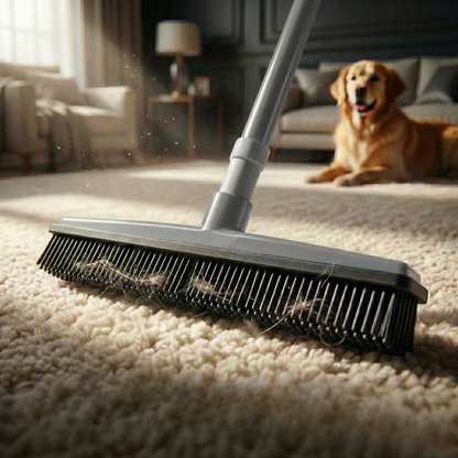 Pet Hair Removal Broom — Lift Stubborn Fur Without Vacuums, Sticky Rollers, Or Endless Sweeping