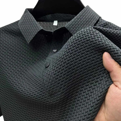 Textured Comfort Polo Shirt — Clean Style Without Heavy Fabric