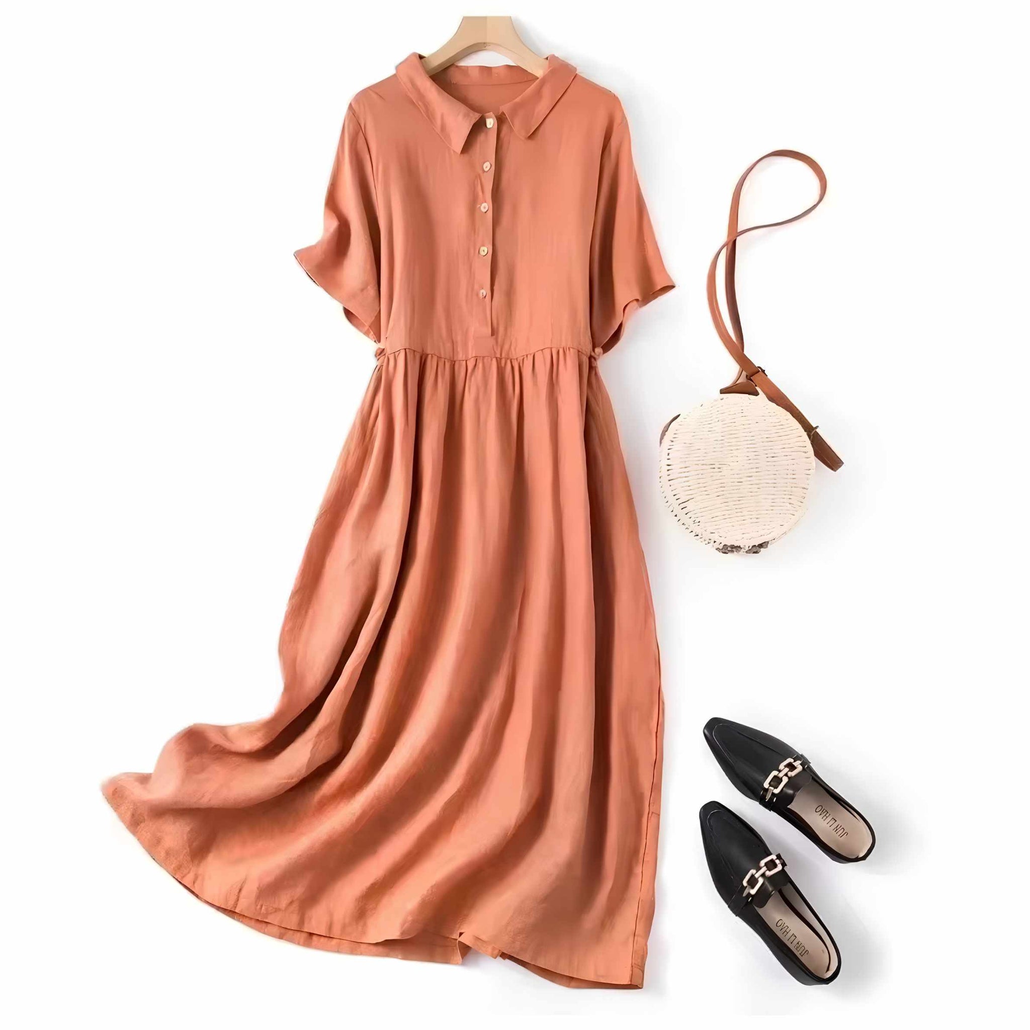 Cotton Linen Midi Dress — Breezy Summer Style Without Outfit Stress