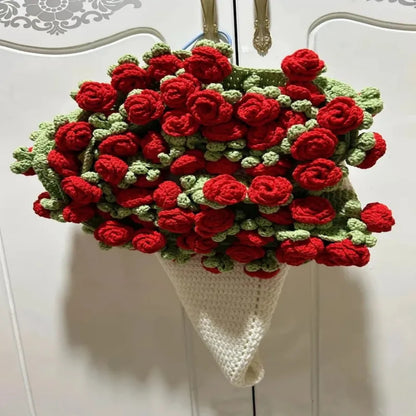 Crochet Rose Bouquet — Lasting Flowers Without Wilting