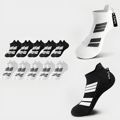 Low-Cut No-Show Sports Socks — Dry, Cushioned Comfort Without Bulky Socks
