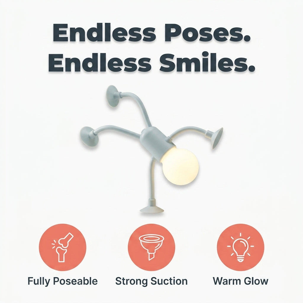 Poseable Sportsman Lamp — Playful Lighting Without Boring Room Decor