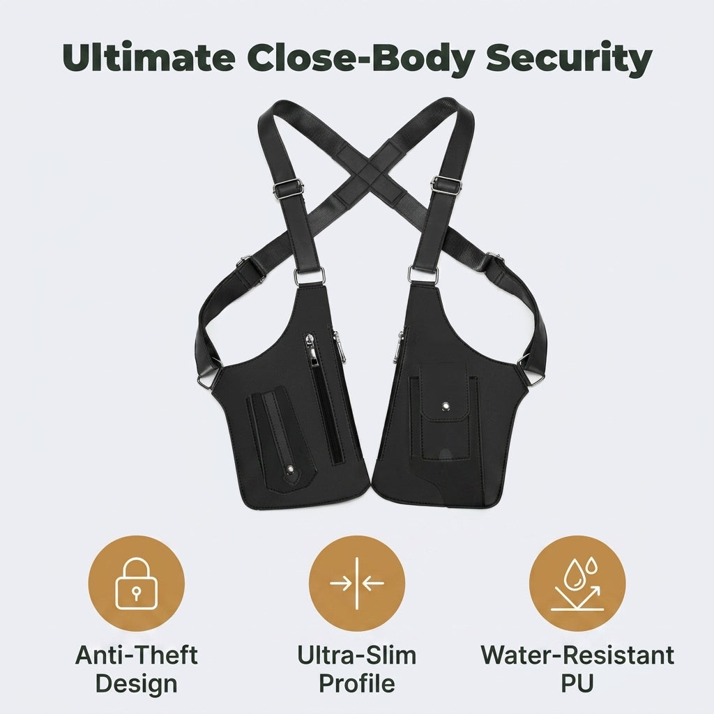 Adjustable Underarm Shoulder Bag — Carry Daily Essentials Without Bulky Bags