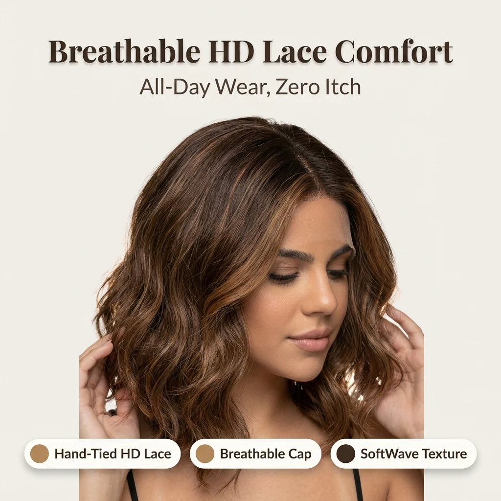 Natural Wavy Bob Wig — Natural Style Without Daily Hair Stress