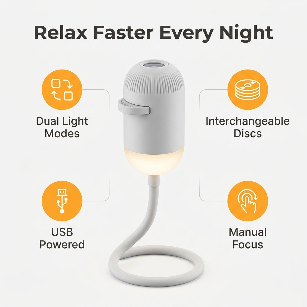 Nebula Night Light Projector — Turn Any Room Into A Private Galaxy