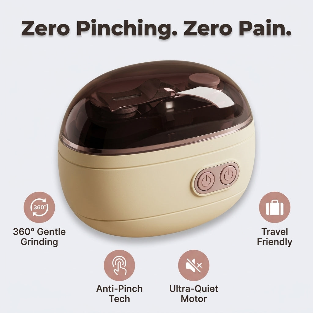 2-in-1 Electric Nail Clipper & Polisher — Trim & Smooth Nails Without Sharp Clippers