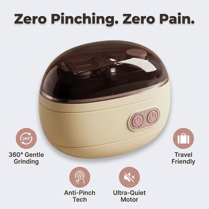 2-in-1 Electric Nail Clipper & Polisher — Trim & Smooth Nails Without Sharp Clippers