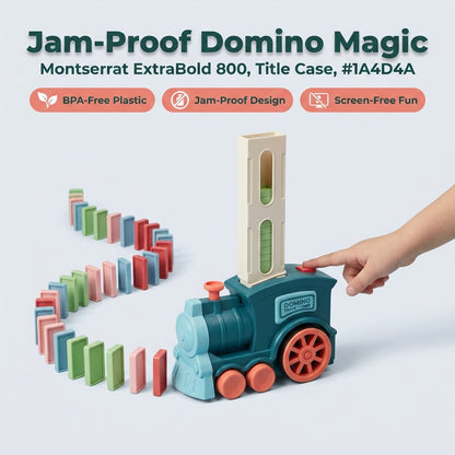 Domino Train Toy — Screen-Free Learning Through Colourful Chain Reactions