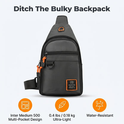 Multi-Compartment Crossbody Bag — Carry Essentials Without Bulky Backpacks