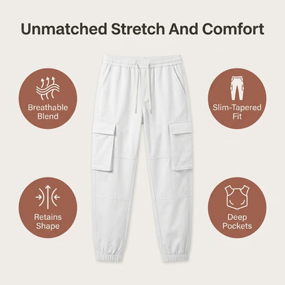 Stretch Cargo Joggers — Streetwear Style Without Stiff Pants