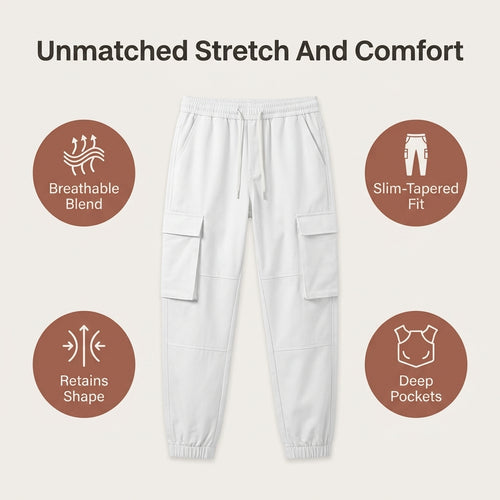 Stretch Cargo Joggers — Streetwear Style Without Stiff Pants
