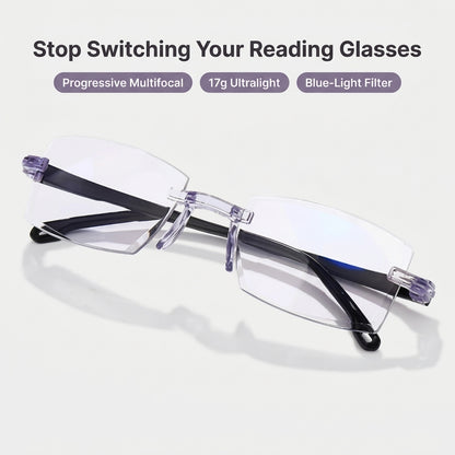 Ultralight Progressive Reading Glasses — Clearer Reading Without Heavy Frames